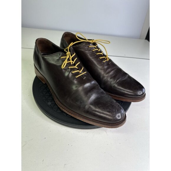 Cole Haan Preston Oxford Dress Shoes Brown Leather Lace Up C23687 Sz 11.5 M - Picture 6 of 10